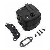 Exhaust Muffler Kit 544029501 for Husqvarna 362 362XP 365 371 372 372XP 385XP 390XP Chainsaws 503765301 (Includes Muffler Gasket, Bracket, Screws)