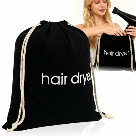 Hair Dryer Bag Drawstring Blow Dryer Bag Hairdryer Bag for Travel and Bathroom,Hair Dryer Case,Dust Storage