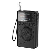 Pocket DAB Radio Portable, Personal FM/DAB Digital Radio with Bluetooth Speaker, Rechargeable Support TF Card Sleep Timer Headphone Jack