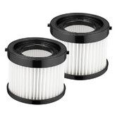 2Pcs HEPA Dry Filter Replacement Compatible with Milwaukee 49-90-0160, 49-90-1951, Fit for 0882-20 M18 Compact Vacuum