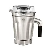 64 ounce stainless steel blending cup with automatic recognition function, BPA Free Clear Lid, compatible with all full size Vitamix blenders