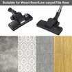 Vacuum Brush Head, 35mm / 1.37in Vacuum Cleaner Euro Floor Brush Replacement for Carpet and Hardwood Floor, Vacuum Head Brush Attachment Combo Tool