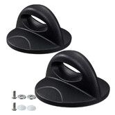 2Pcs Universal Pot Lid Top Replacement Knob, Bakelite Pan Lid Holding Handle, Easy Installation Easy Grip Kitchen Cookware Pot Lid Knob