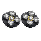 2Pcs Shaver Replacement Heads Compatible with Microtouch Titanium Head Shaver, for Bald Men