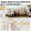 Dog Nail Grinder Electric Low Vibration Pet Nail Trimmer with 2 LED Lights Cordless 3 Speeds Paw Grooming for Small Medium Large Dogs Cats(Blue)