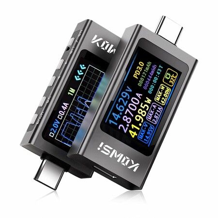 PD3.1 Protocol Type C PD Fast Charge Tester USB Power Meter Digital Volt Display 240W 40V 12A Multimeter LCD Display Voltmeter  Voltage