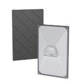 Starlink Gen 3 Protective Cover Case, Silicone Starlink Standard Gen 3 Case for Satellite Dish, Waterproof Impact Resistant to Rocks Sand (Black)