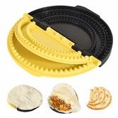 3-in-1 Tortilla Sealer Crimper for 10,8,6 Inch,Detachable Tortilla Sealer,Leak-proof Shark Tooth Design for Burritos,Tacos,Sandwich
