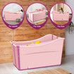 Large Foldable Bath Tub Bathroom Soaking Freestanding Plastic Portable Collapsible Modern Shower Bathtub Bucket for Baby Children Adult 100x47x56cm