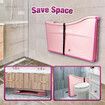 Large Foldable Bath Tub Bathroom Soaking Freestanding Plastic Portable Collapsible Modern Shower Bathtub Bucket for Baby Children Adult 100x47x56cm