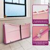 Large Foldable Bath Tub Bathroom Soaking Freestanding Plastic Portable Collapsible Modern Shower Bathtub Bucket for Baby Children Adult 100x47x56cm