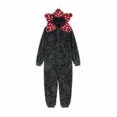 Demogorgon Hooded Jumpsuit Long Sleeve Pajama Hoody Onesie Loungewear Fuzzy Fall Winter Warm Thermal Fluffy Size : Large
