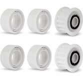 Automatic Robotic Pool Cleaner Replacement Parts,Guide Wheels 4 Pack with 2 Pack Pulley Gears 3884997-R6 for Maytronics Dolphin