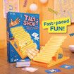 Tilt and Shout Game, Fun Family Desk Board Games, Interactive Marble-Run Games Speedy Fast-Paced for Game Night