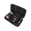 6-Piece Hand Brew Coffee Kit Portable Camping Coffee Set 250ML Stainless Steel Filter Cup EVA Bag Birthday Gift COL Black