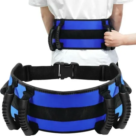 Transfer Gait Belt,Walking Belt with 6 Handles Belt,Mobility Aid for Elderly Obese Disable People,Hospitals Home Care