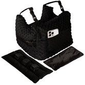 Post Mastectomy Pillow,Seatbelt Cushion,Breast Surgery Must Haves,Breast Reduction Recovery Supplies,Breast Augmentation,Post Op Essentials,Black