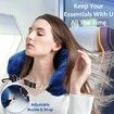 Travel Pillow Clothes Carry-On Luggage Fits Up to 15L 5 Days of Travel Essentials Transformable Luggage Soft Plush Velvet U-Shaped Pillow