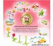 LaQ 260Pcs Flower Hobby Kit - Snap & Click Creative Blocks