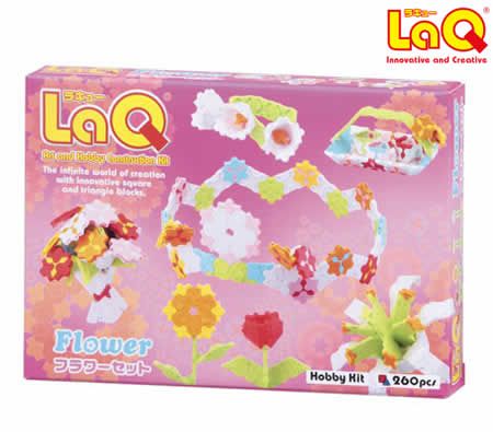 LaQ 260Pcs Flower Hobby Kit - Snap & Click Creative Blocks
