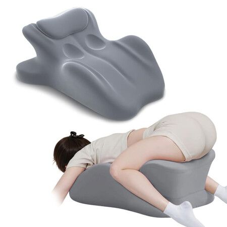 Sweet Spot Pillow,Chiro Monk Pillow for Couples,27 Degree Angle Perfect Position Ergonomic Contoured Pillow,Multi-Purpose Memory Foam Support Cushion