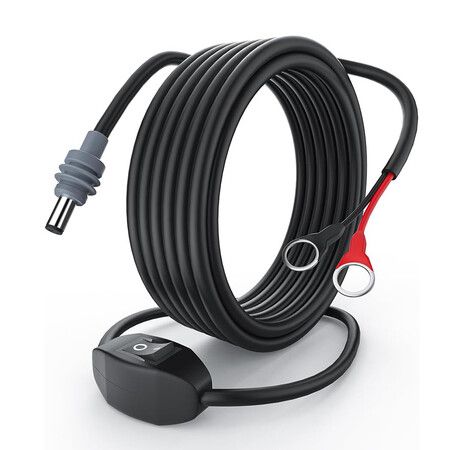 Starlink Mini O-Ring DC Charging Cable, 3M/10FT Starlink Mini Power Cable with Switch, CB8