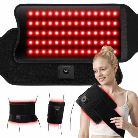 Red Light Mat 660nm 850nm Near Infrared Red Light Cordless Red Light Pad 3 Light Intensity Pulse Mode