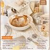 Sourdough Starter Kit Natural Rattan Proofing Basket with Full Accessories Sourdough Bread Baking Supplies for Bakers Women