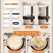 Sourdough Starter Kit Natural Rattan Proofing Basket with Full Accessories Sourdough Bread Baking Supplies for Bakers Women