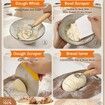 Sourdough Starter Kit Natural Rattan Proofing Basket with Full Accessories Sourdough Bread Baking Supplies for Bakers Women