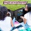 Laptop Sun Shade,Laptop Sun Glare Shield Privacy Screen Hood Computer Sunshade Bag for Working Outside Foldable Computer Shield Cover Outside 12-14''