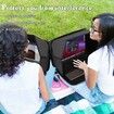 Laptop Sun Shade,Laptop Sun Glare Shield Privacy Screen Hood Computer Sunshade Bag for Working Outside Foldable Computer Shield Cover Outside 12-14''