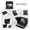 Laptop Sun Shade,Laptop Sun Glare Shield Privacy Screen Hood Computer Sunshade Bag for Working Outside Foldable Computer Shield Cover Outside 12-14''