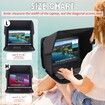 Laptop Sun Shade,Laptop Sun Glare Shield Privacy Screen Hood Computer Sunshade Bag for Working Outside Foldable Computer Shield Cover Outside 15-16''