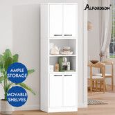 ALFORDSON Buffet Sideboard 190CM Tall Cupboard Kitchen Pantry Storage Cabinet