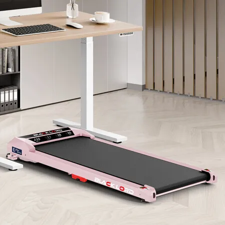 BLACK LORD Treadmill Electric Walking Pad Under Desk Home Fitness Incline Pink