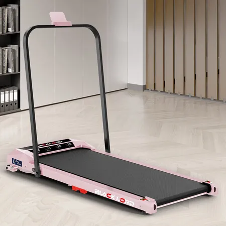 BLACK LORD Treadmill Electric Walking Pad Under Desk Home Incline Foldable Pink