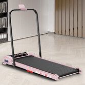BLACK LORD Treadmill Electric Walking Pad Under Desk Home Incline Foldable Pink