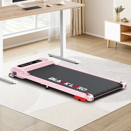 BLACK LORD Treadmill Electric Walking Pad Incline Shock Absorbers Home Gym Pink