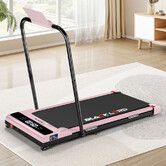 BLACK LORD Treadmill Electric Walking Pad Incline Brushless Motor Foldable Pink