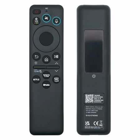 BN59-01480A TM2360E Solar Smart AI Voice Remote with Rechargeable Solar Cell,USB-C Charging,Compatible with Samsung 2023-2025 Neo QLED 8K Smart TVs