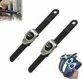 Ultimate Heavy-Duty Grip Lock Strap,Adjustable Metal Ratchet Buckle Flexible Strap,Reusable Locking Strap,2Pcs