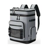 Thermal Cooler Backpack Waterproof Insulated Lunch Box for Hiking Shopping Traveling Sporting Goods Camping,30L(Grey)