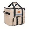 Freshness Ice Pack Lunch Bag,Large Capacity Multi-Pocket Portable Handbag,Cooler Bag for Outdoor Picnic,Camping,Food Delivery,Back to School Khaki
