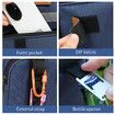 Freshness Ice Pack Lunch Bag,Large Capacity Multi-Pocket Portable Handbag,Cooler Bag for Outdoor Picnic,Camping,Food Delivery,Back to School Col Navy