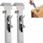 Adjustable Drawer Fixing Clamp 2 Pack Drawer Front Installation Clamps Stainless Steel Cabinet Installation Tools