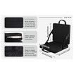 Stadium Seat Cushion, Portable High Back Soft Patio Cushion Foldable Chair Cushion with Storage Pocket, 600D Durable Kayak Seat Travel Seat Cushion