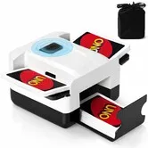 Automatic Card Shuffler 1/2 Deck,One-Click Shuffling Mode,2000mAh Rechargeable Shuffle Machine with Storage Bag,Electric Playing Card Shuffler