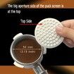 53.3mm Espresso Puck Screen Food Grade 304 Stainless Steel, 0.8mm Thickness Compatible with Puck Screen 54mm Breville and Breville Coffee Accessories