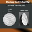 53.3mm Espresso Puck Screen Food Grade 304 Stainless Steel, 0.8mm Thickness Compatible with Puck Screen 54mm Breville and Breville Coffee Accessories